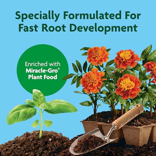 Miracle-Gro Seed Starting Potting Mix, 8 qt. - size: 1 Pack