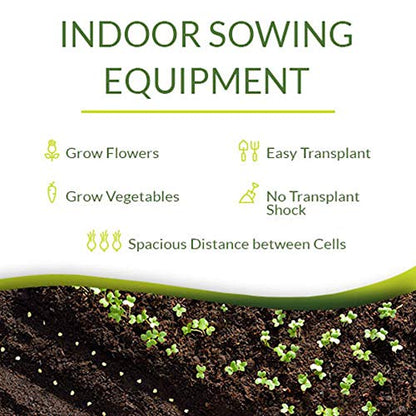Park Seed Bio Dome Seed Starter Kit with 60 Cell Planting Block, Base Tray, Humidity Dome & 60 Bio Sponges - size: 60 Cell