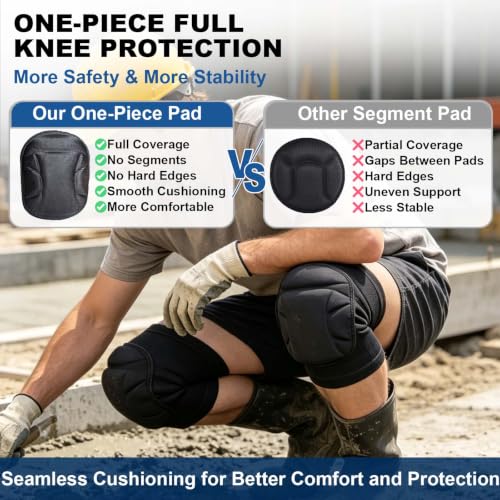 Working Knee Pads for Adult Men Women, Soft Elastic Sleeves Pad, Black L - size: Large