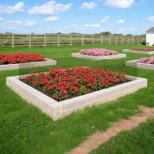 8 Pack 20x12 inch Plant Protector, Wire Garden Cages with Stakes & Ties - size: 24PCS-20"x 12"
