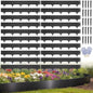 66.6FT Metal Landscape Edging, 20-Pack 40"Lx6.5"H Rust-Proof Border - color: 6.5In Tall, size: 20 Pack