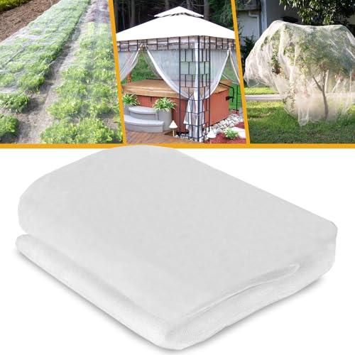 IONTACH 10 X 20 Ft Mosquito Netting for Garden Patio, White - color: White, size: 10 X 20ft