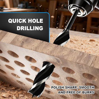 1-1/5" x 18" Auger Drill Bit with SDS Plus Shank for Wood - size: 1-1/5"x18"