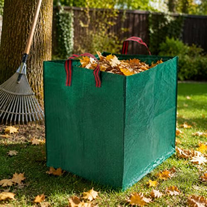 Heavy Duty 125L Garden Trash Bag Reusable Industrial Fabric Yard Waste Container