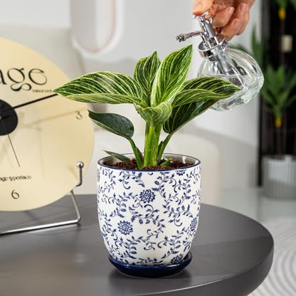 4.6 Inch Ceramic Small Succulent Planter Pots Set of 4 - size: 4.6 Inch