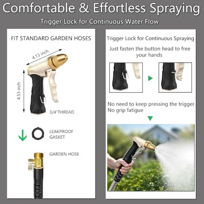 Garden Hose Nozzle, Heavy Duty Hose Nozzle