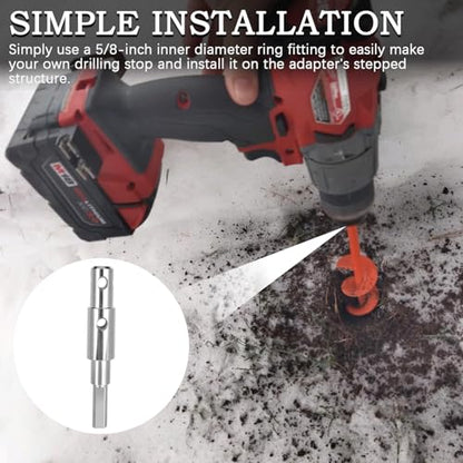 Two Stage Auger Adapter Ice Auger Kit