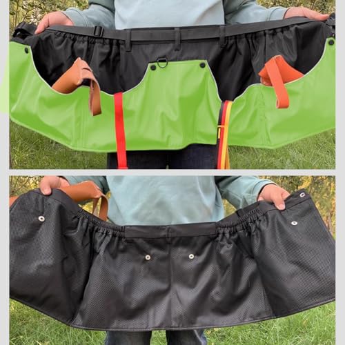 Dog Trainer Apron Shorts with Multi Pockets, Adjustable Waist Strap, Pet Handler Clothing for Dog Training and Outdoor Activities, Black L - color: Black-L