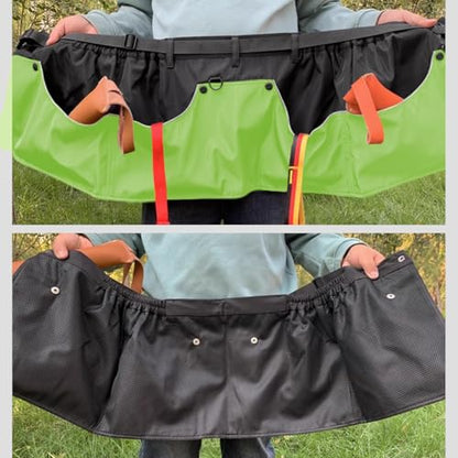 Dog Trainer Apron Shorts with Multi Pockets, Adjustable Waist Strap, Pet Handler Clothing for Dog Training and Outdoor Activities, Black L - color: Black-L