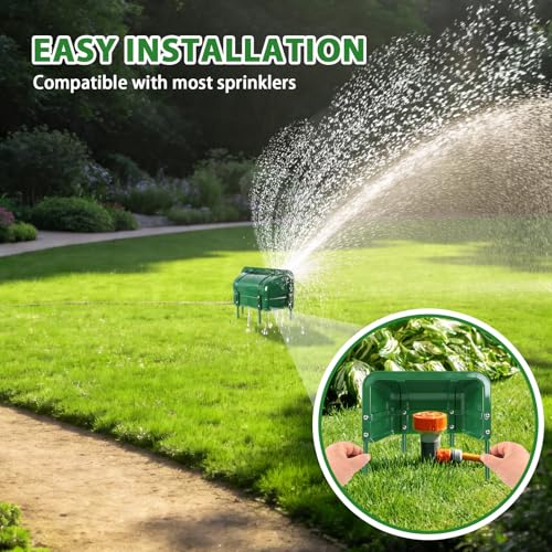 Sprinkler Guards Shields,Control Splash-Proof Cover,Sprinkler Splash Guard, Suitable for Outdoor lawns, Gardens, backyards and Green Belts Farm Irrigation.Set of 2