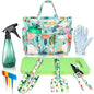Garden Floral Tool Set with Tote, for Women Plant Lovers - style: Blue