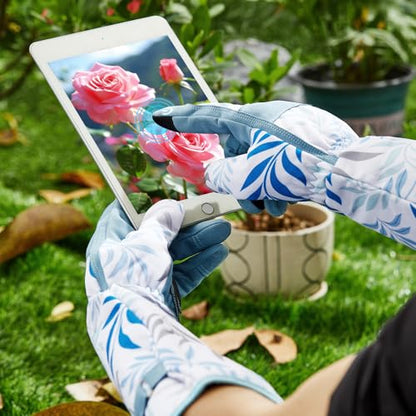 Gardening Gloves for Women Thicken Thorn Proof Women garden gloves, Long Forearm Protection for Yard and Outdoor Work - size: Medium