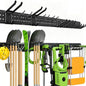 Garage Tool Organizer Wall Mount, 66 Inch Heavy Duty Garage Organization System with 13 Adjustable Hooks, Garden Tool Storage Rack for Garage, Yard & Shed, Holds Up to 520 lbs - size: 66" | 4 Panels + 13 Hooks