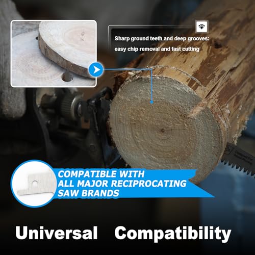 5TPI 3Pcs 9inch Japanese Teeth Reciprocating Saw Blade - size: 9inch/5TPI 1
