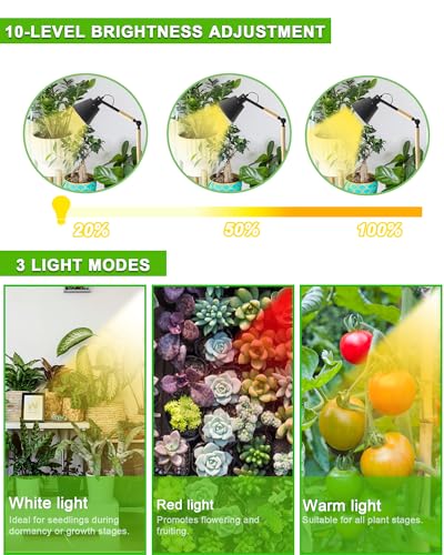 Standing Plant Grow Light, LED Growing Light Full Spectrum for Indoor Plants，4/8/12H Timer, Flow Grow Light for Tall Large Indoor Plants - size: Adjustable Swing-Arm Light