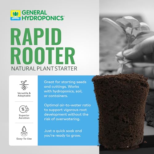 General Hydroponics GH3253 Rapid Rooter Replacement Plugs 50 Count - size: 50 Count