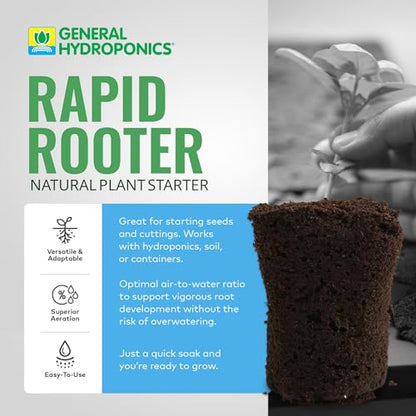 General Hydroponics GH3253 Rapid Rooter Replacement Plugs 50 Count - size: 50 Count