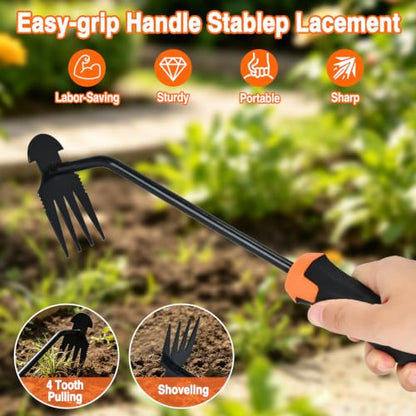 Portable Garden Weed Remover Tool, Handheld Gardening Weeder
