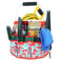 MELOTOUGH Bucket Caddy Organizer Bucket Tool Organizer for Garden Tools Fit 3.5 to 5 Gallon Bucket (Flower) - color: Flower