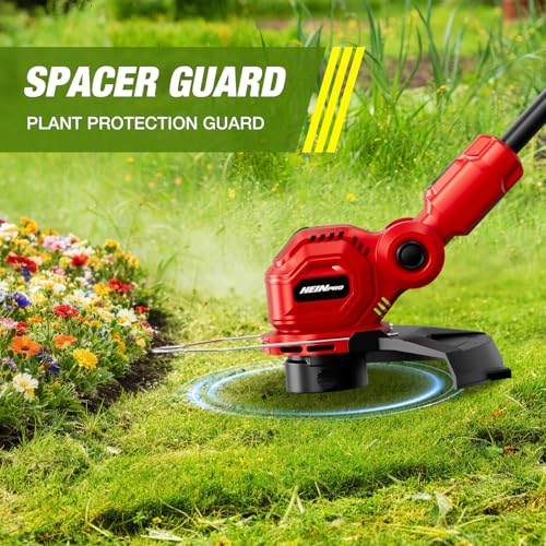 HEINPRO Cordless String Trimmer Compatible with Milwaukee M18 Battery - size: 12-INCH