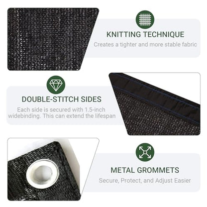 10 x 20 FT 55% Heavy Duty Shade Cloth Mesh Tarp - size: 55% - 10 x 20 FT