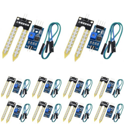 10-Pack Soil Moisture Sensor Module, LM393, Analog Digital