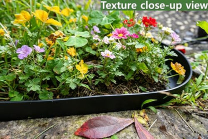 Anleolife 20FT NO-DIG Garden Landscape Edging with 24 Spikes, 2IN Black - style: 20FT+ 24pcs Anchoring Spikes