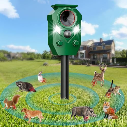 Solar Ultrasonic Animal Repellent Outdoor (AR02)