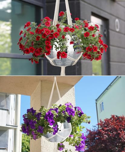 9” Silver Disco Ball Planter with Hanging Rope, Hook - color: 1×9" Silver