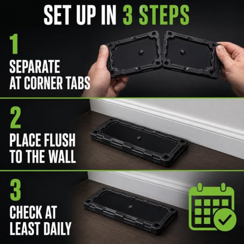 Guarden Extra-Large Glue Traps for Mice & Small Rats - size: Ten Sticky