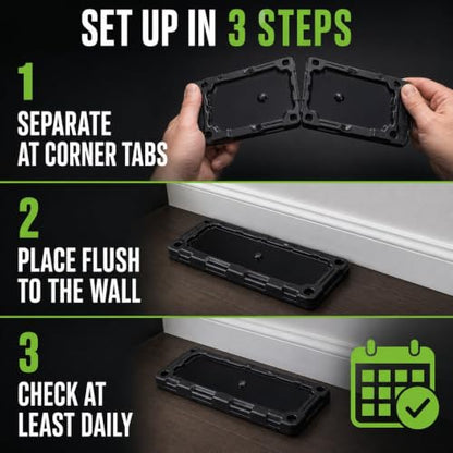 Guarden Extra-Large Glue Traps for Mice & Small Rats - size: Ten Sticky