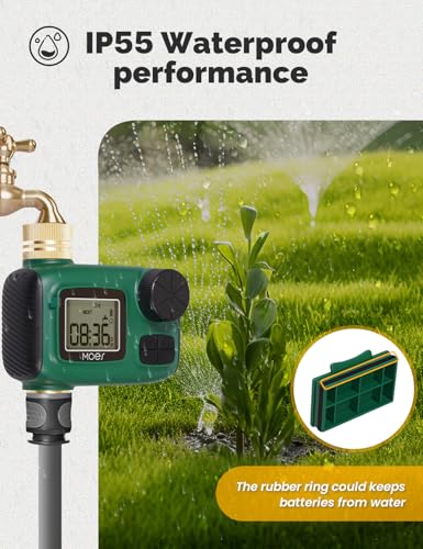 MOES Sprinkler Timer for Garden Hose,Brass Inlet Water Timer - size: 1 Outlet