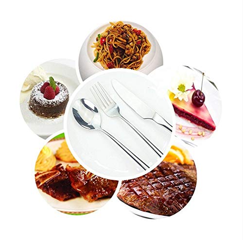 10pcs Long-handled Korean Stainless Steel Fork - color: 10pcs