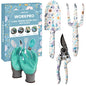 WORKPRO Aluminum Garden Tool Set, 4PCS Heavy Duty Hand Garden Tools - style: White