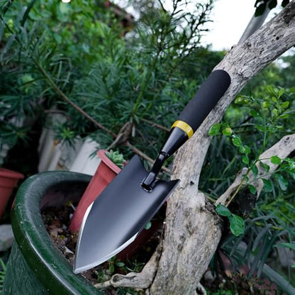 Flower Planting Shovel Pointed Blade Ergonomic Handle for Vegetable Planting, Weeding, Transplanting and Loosening Soil, A1