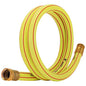 5 ft 3/4” Short Leader Garden Hose, Solution4Patio, Male to Female Fittings - color: Yellow/Red, size: 3/4 in. x 5 ft.