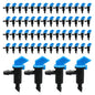 60 Pack Garden Flag Irrigation Dripper, Blue, 2 GPH - color: Blue