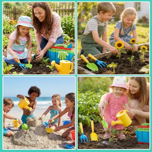 FITNATE Kids Garden Tools Set,6 PCS, Aged 3+ - color: Multi