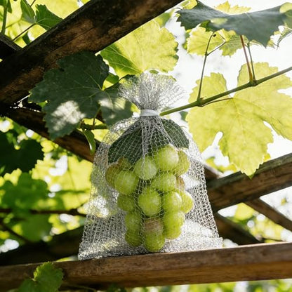 DECYOOL 30 Pack 8 x 12 Inches Fruit Protection Wire Mesh Bags