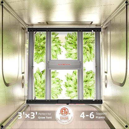 Spider Farmer G3000 LED Grow Light for Indoor Plants 300W, App Controlled - size: 3x3 Coverage, 300W