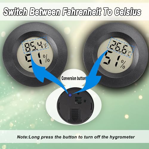 Hygrometer Thermometer Digital Humidity Meter 2 Pack