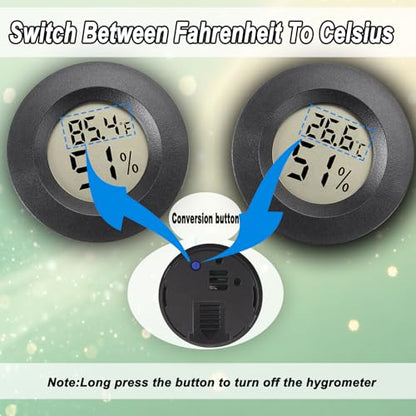 Hygrometer Thermometer Digital Humidity Meter 2 Pack