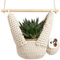 Evbopa Sloth Gifts Sloth Plant Hanger Plant Gifts Macrame Hanging Planter - size: 1 Pack