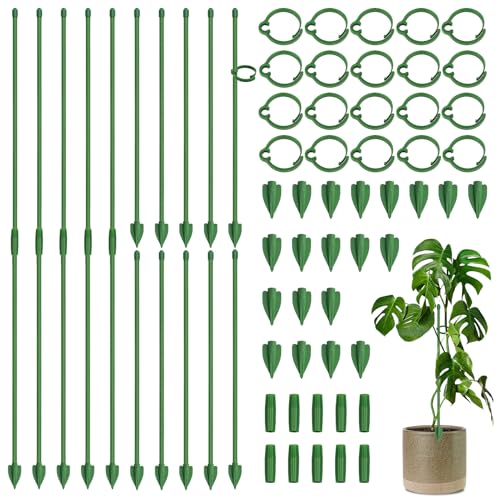 20 Pcs Plant Support Stakes, Garden Stakes for Indoor Plants - size: 20pcs 12.8inch