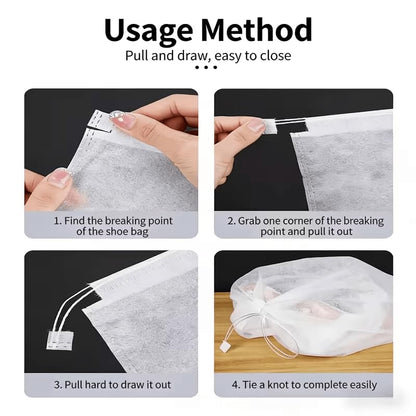 50Pcs Drawstring Mesh Fruit Protection Bags, Breathable Plant Cover Pouches for Grape, Apple, Pear Tree - Bird Deterrent Netting Bags for Garden Orchard Use, Reusable Produce Protector Sacks - size: 50pcs