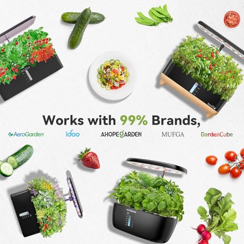 inbloom Fruit Seed Pod Kit for AeroGarden, Ahopegarden, GARDENCUBE, MUFGA, iDoo Hydroponics Growing System, 7-Pods (350+ Seeds Include Strawberry, Tomato, Cucumber, Pea, Ruby Queen Beet) - color: Fruit, size: 7-pod