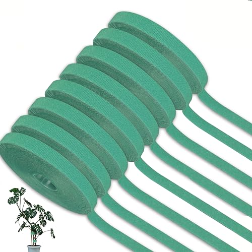 Garden Tie Green Tape - 1/2" 264ft Garden Plant Ties - Plant Twist Tie for Plant Gardening, Home, Office (8 Pack) - size: 8 Pack