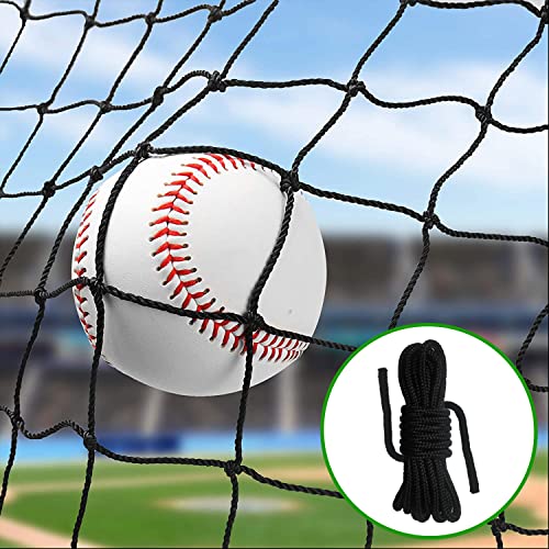 Baseball Softball Backstop Nets, Heavy Duty Sports Netting Barrier #18 Nylon Baseball Netting 10'x20'/10'x30'(Net Only) - size: 10x15ft