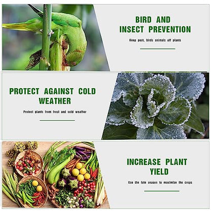 Windyun 8 x 100 ft Plant Covers Freeze Protection