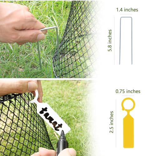 20 Pack 9.2x9.2 Inch Chicken Wire Cloche Plant Protectors from Animals - size: 20PCS-9.2"x9.2"